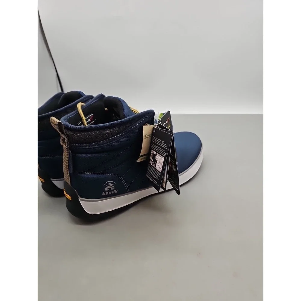 NEW Kamik‎ Spencern Mens 8 Winter Boots -30C Blue Waterproof Insulated Vibram